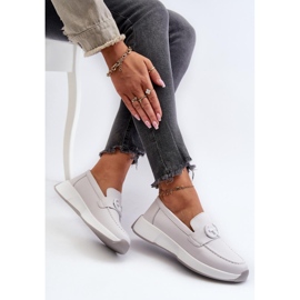 Step in style Mokassins Modell S.Barski LR490 Hellgrau – Treten Sie ein mit Stil 1