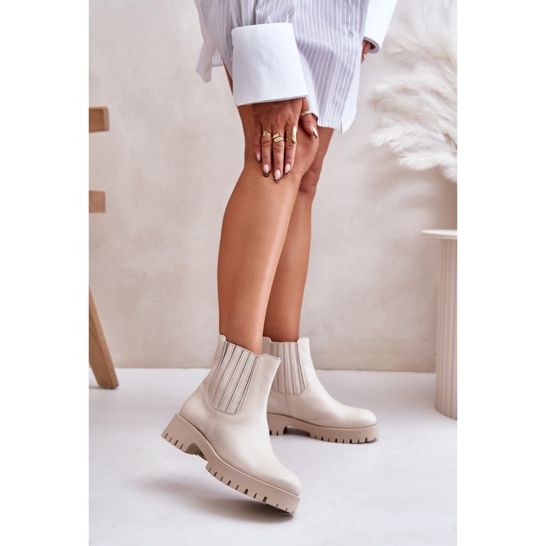 Step in style Stiefel Modell Lewski 3611 Hellbeige – Treten Sie ein mit Stil 1