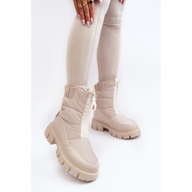 Step in style Schneestiefel Modell Hixe 34635 Hellbeige – Treten Sie ein mit Stil 2