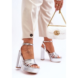 Step in style Sandalen Modell Maya B-307 Silber – Treten Sie ein mit Stil grau 2