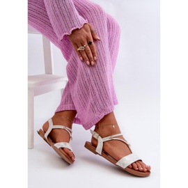 Step in style Sandalen Modell S.Barski KV27-010 Weiß/Silber – Treten Sie ein mit Stil 1