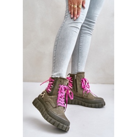 Step in style Stiefel Modell Edidda 24BT26-7378 Leopard/Grün – Treten Sie ein mit Stil 1