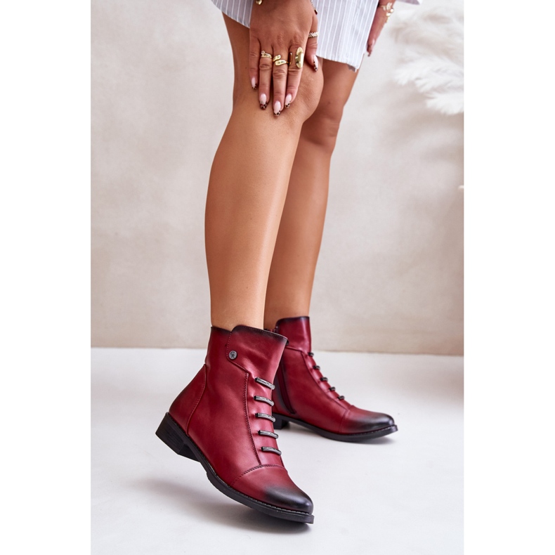 Step in style Stiefel Modell Labise ASA62-16 Bordo – Treten Sie mit Stil ein rot 1