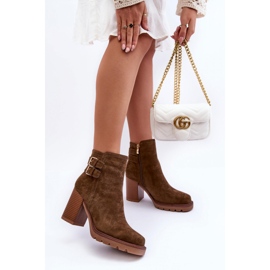 Step in style Stiefel Modell Makeline H8-526 Olive Wildleder – Treten Sie ein mit Stil grün 1