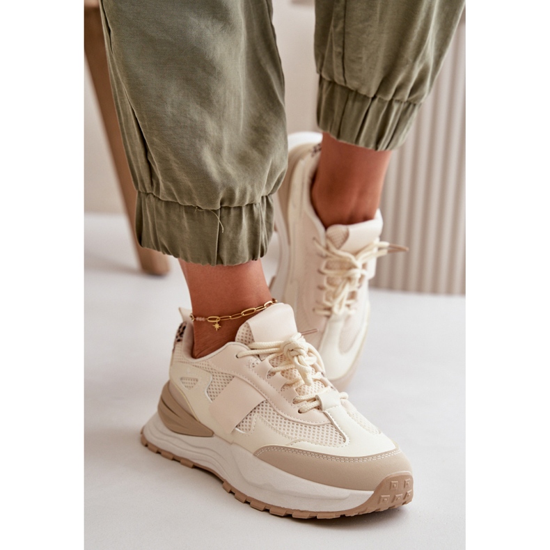 Step in style Sportschuhe Modell Nevelaine 7583 Beige/Leopard – Treten Sie ein mit Stil 1