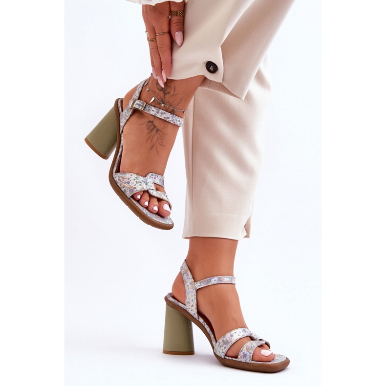 Step in style Sandalen Modell Maciejka 06029-24 Weiß/H=Grün – Treten Sie ein mit Stil 2