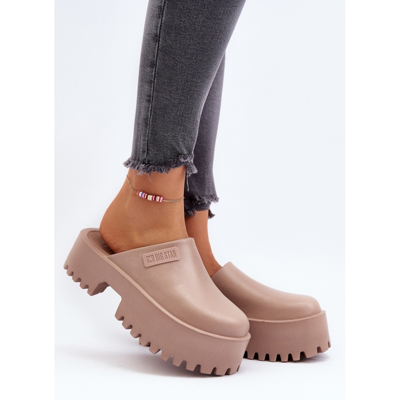 Step in style Sandalen-Flip-Flops Modell Big Star NN274016 Beige – Treten Sie ein mit Stil 1