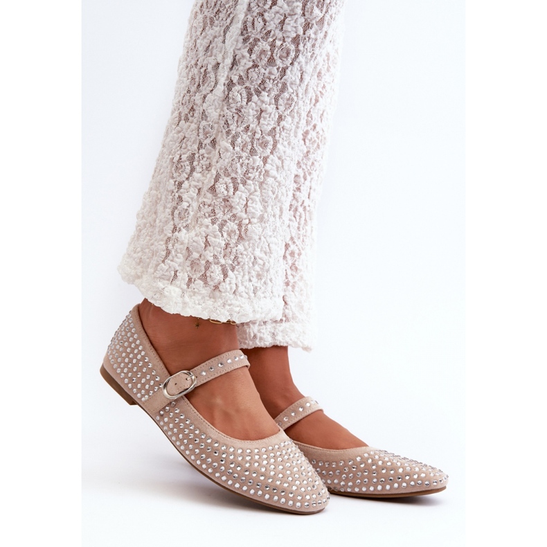 Step in style Ballerinas Modell Tinara T613P Beige – Treten Sie ein mit Stil 1