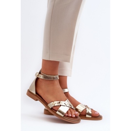 Step in style Sandalen Modell Zazoo 40378 Gold – Treten Sie ein mit Stil gelb 1