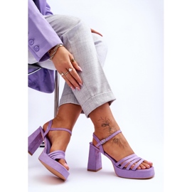 Step in style Sandalen Modell Verda ZY222 Violett – Treten Sie ein mit Stil lila 1