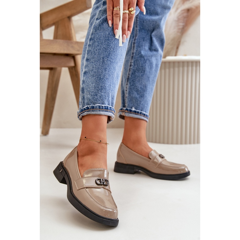 Step in style Mokassins Modell Vinceza 58409 Khaki Lack – Treten Sie ein mit Stil grün 1