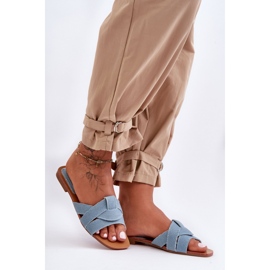 Step in style Sandalen-Flip-Flops Modell Aversa W-112 Hellblau – Treten Sie ein mit Stil 1