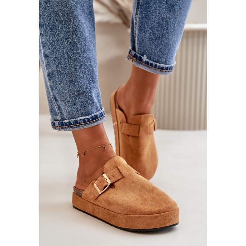 Step in style Hausschuhe Modell Terilain TL8-123 Camel – Treten Sie mit Stil ein braun 1