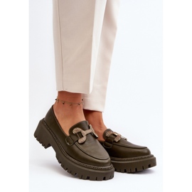 Step in style Mokassins Modell Gargi H8-309 Dunkelgrün – Treten Sie mit Stil ein 1