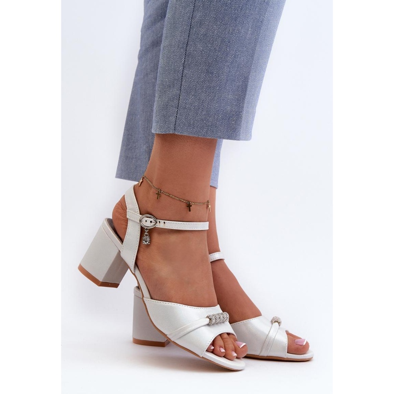 Step in style Sandalen Modell Narhi 20241 Silber – Treten Sie ein mit Stil grau 1