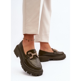 Step in style Mokassins Modell Gargi H8-309 Dunkelgrün – Treten Sie mit Stil ein 2