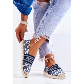 Step in style Espadrilles Modell Warm Time NB358P Blau – Treten Sie mit Stil ein 1