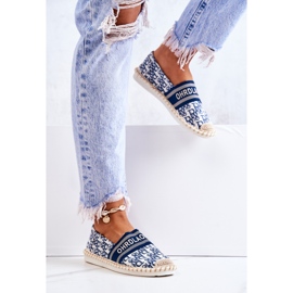 Step in style Espadrilles Modell Warm Time NB358P Blau – Treten Sie mit Stil ein 2