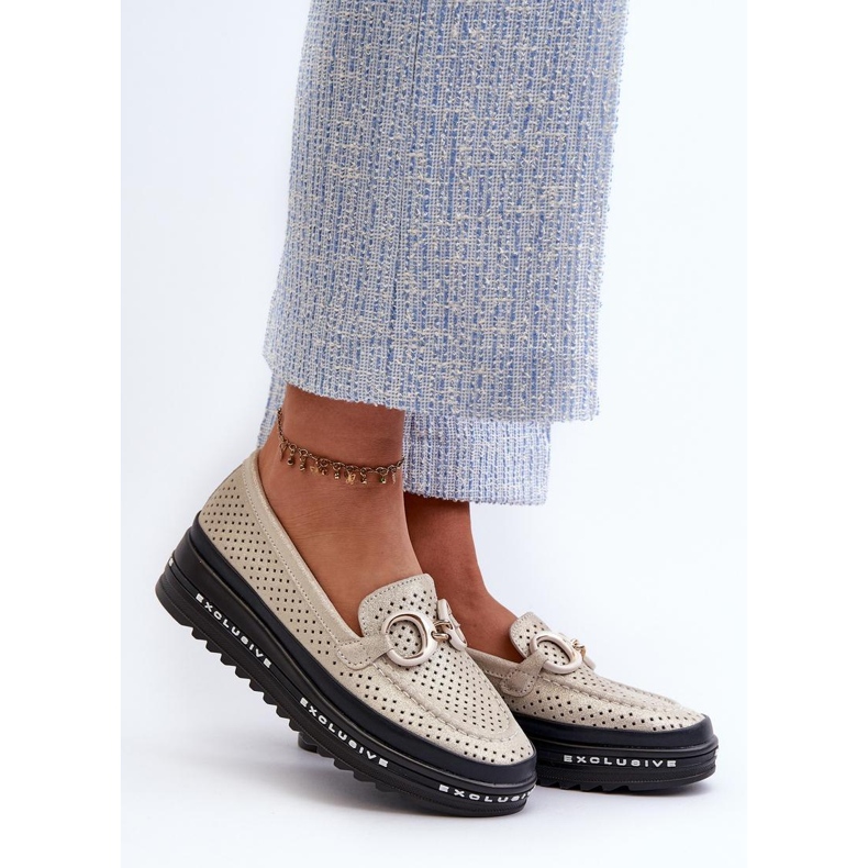 Step in style Mokassins Modell S.Barski LR750 Gold – Treten Sie ein mit Stil gelb 1