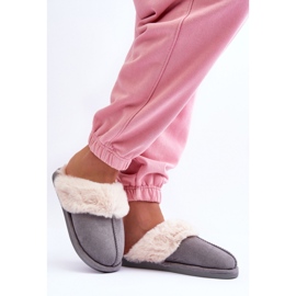 Step in style Hausschuhe Modell Pinky BO-609 Grau – Treten Sie mit Stil ein 1