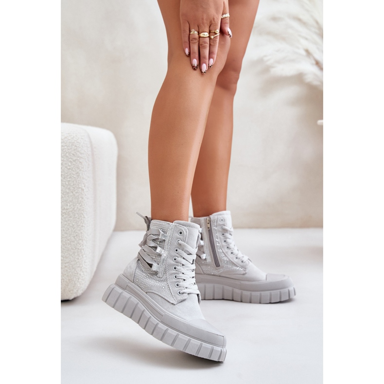 Step in style Sneakers Modell Zaidria EV-337 Grau – Treten Sie ein mit Stil 1
