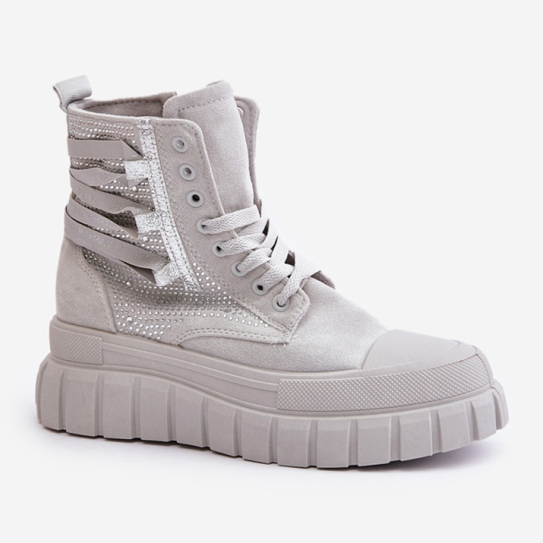 Step in style Sneakers Modell Zaidria EV-337 Grau – Treten Sie ein mit Stil 2