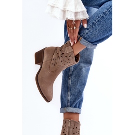 Step in style Stiefel Modell Da SN622-20 Dunkelbeiges Wildleder – Treten Sie ein mit Stil 2