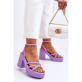 Step in style Sandalen Modell Shemira 78-130 Violett – Treten Sie ein mit Stil lila 2