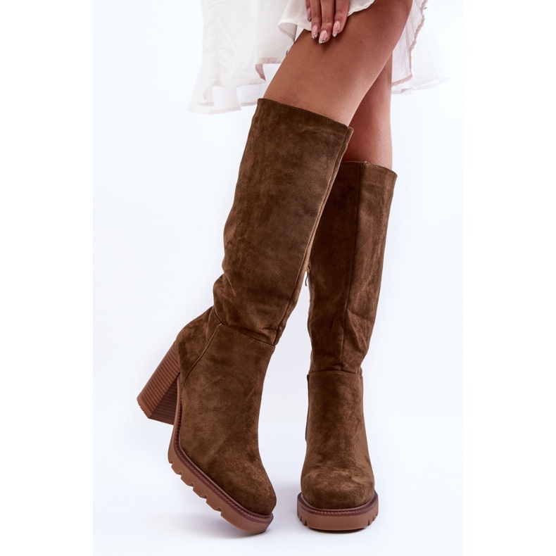 Step in style Stiefel Modell Virdana H8-518 Olive Wildleder – Treten Sie ein mit Stil grün 1