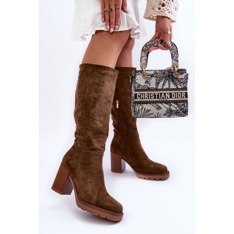 Step in style Stiefel Modell Virdana H8-518 Olive Wildleder – Treten Sie ein mit Stil grün 2