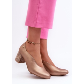 Step in style Pumps Modell Maciejka 06422-25 Gold – Treten Sie ein mit Stil gelb 1