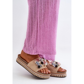 Step in style Sandalen-Flip-Flops Modell S.Barski HY077 Beige – Treten Sie ein mit Stil 1