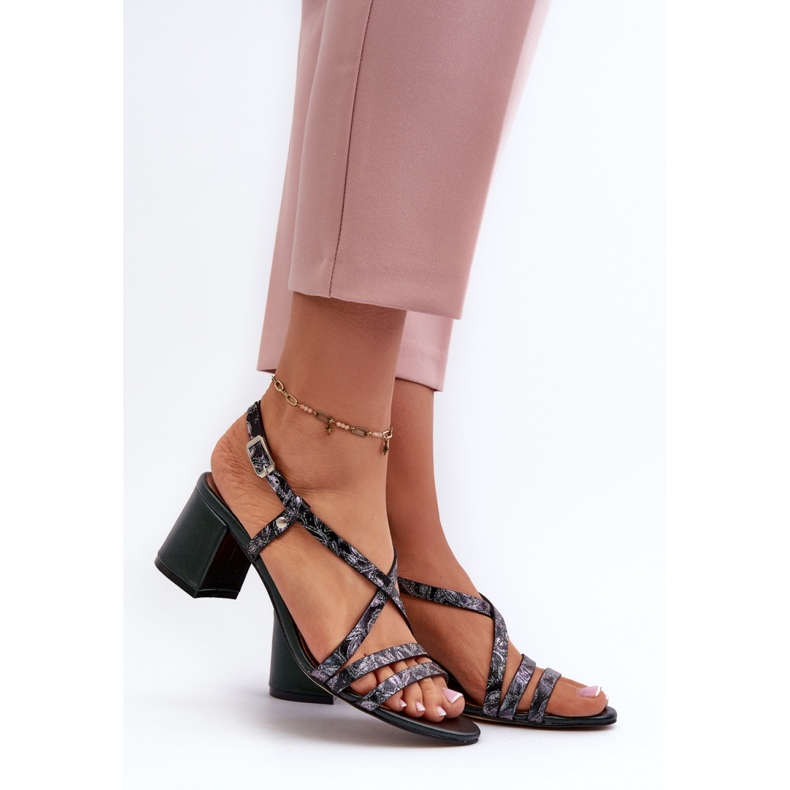 Step in style Sandalen Modell Maciejka 06653-09 Dunkelgrün – Treten Sie ein mit Stil 1