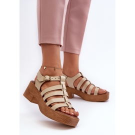 Step in style Sandalen Modell Zazoo 40410 Beige – Treten Sie ein mit Stil 1
