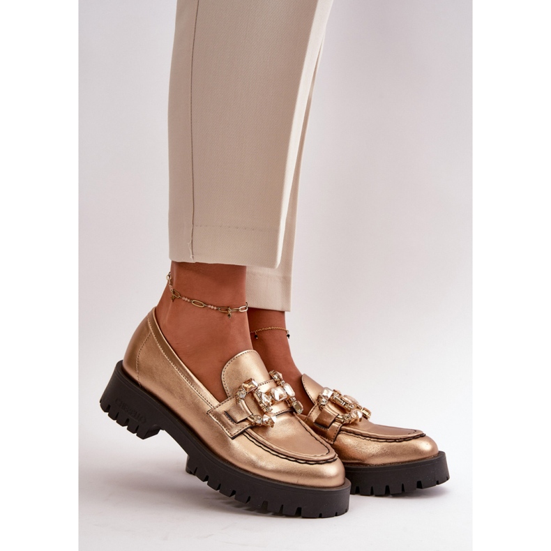 Step in style Mokassins Modell Chebello 4369 Gold – Treten Sie ein mit Stil gelb 1