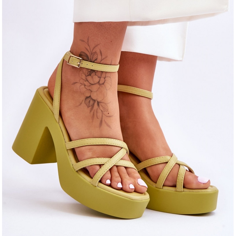 Step in style Sandalen Modell Shemira 78-130 Grün – Treten Sie ein mit Stil 1