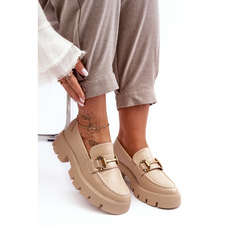 Step in style Schuhe Modell Peuria 2644-2 Beige Leder – Treten Sie ein mit Stil 1