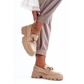 Step in style Schuhe Modell Peuria 2644-2 Beige Leder – Treten Sie ein mit Stil 2