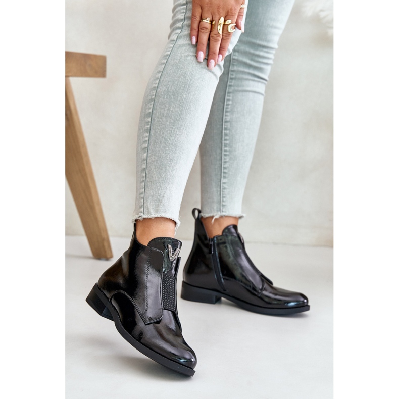 Step in style Modell S.Barski HY42-120 Schwarze Stiefel – Treten Sie mit Stil ein 1