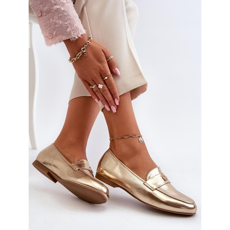 Step in style Mokassins Modell Sylvaine 24PB98-6990 Gold – Treten Sie ein mit Stil gelb 2