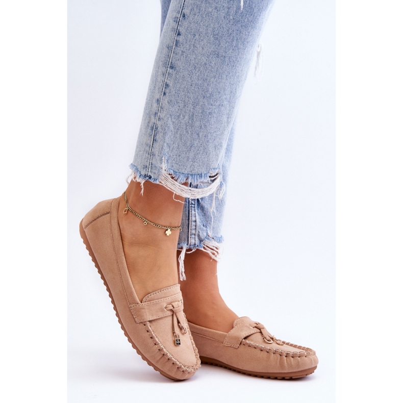 Step in style Mokassins Modell Good Time ZA28P Dunkelbeige – Treten Sie mit Stil ein 1