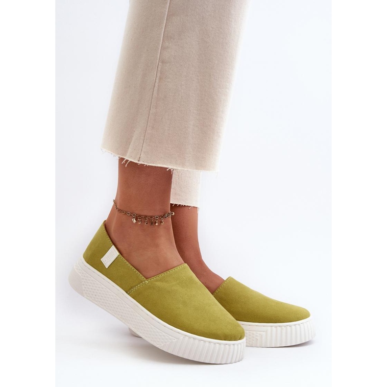 Step in style Sneakers Modell NN276008 Memory Foam System Limette – Treten Sie ein mit Stil grün 1