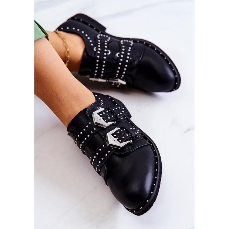 Step in style Schuhe Modell Lu Boo XW37311 Schwarzes Leder – Treten Sie ein mit Stil 2