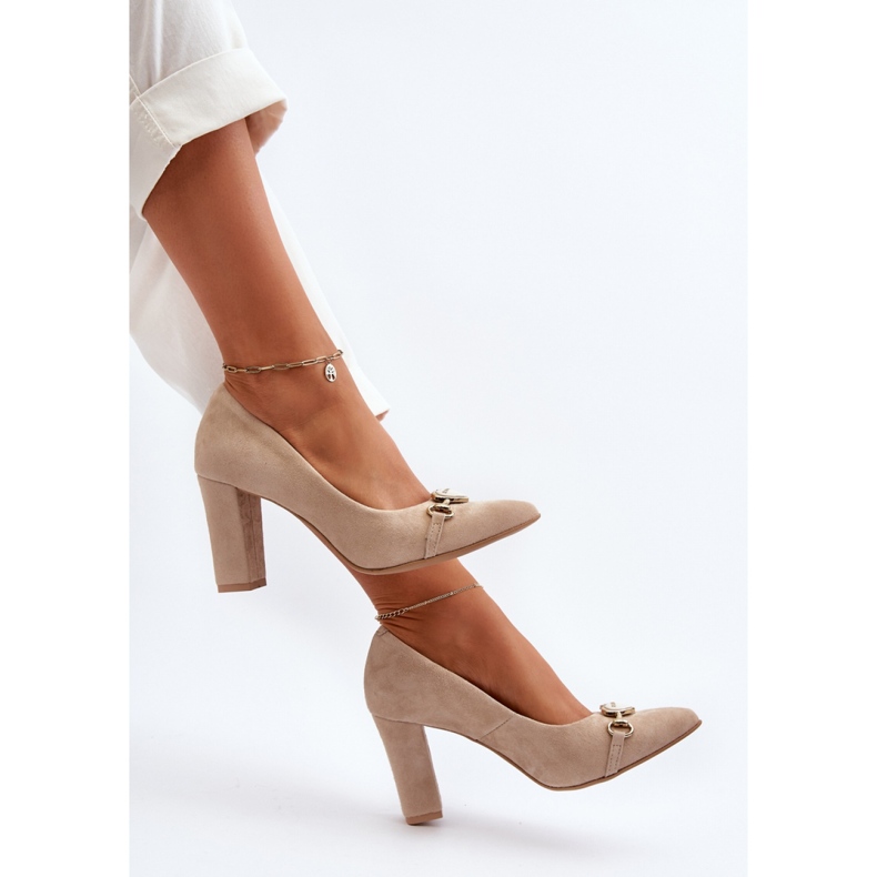 Step in style Pumps Modell Zazoo 2453/OS Cappuccino Wildleder – Treten Sie ein mit Stil beige 1