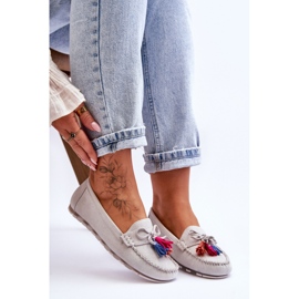 Step in style Mokassins Modell Dorine GS37 Grau – Treten Sie ein mit Stil 1