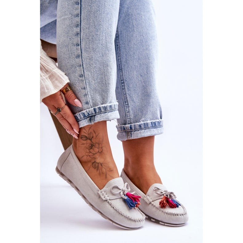 Step in style Mokassins Modell Dorine GS37 Grau – Treten Sie ein mit Stil 1