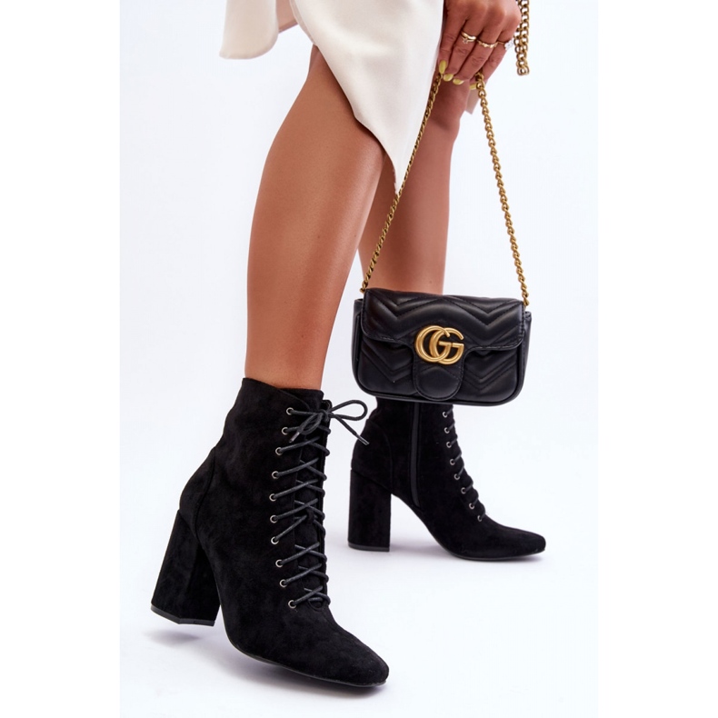 Step in style Stiefel Modell Saolio L08-237 Schwarzes Wildleder – Treten Sie ein mit Stil 2