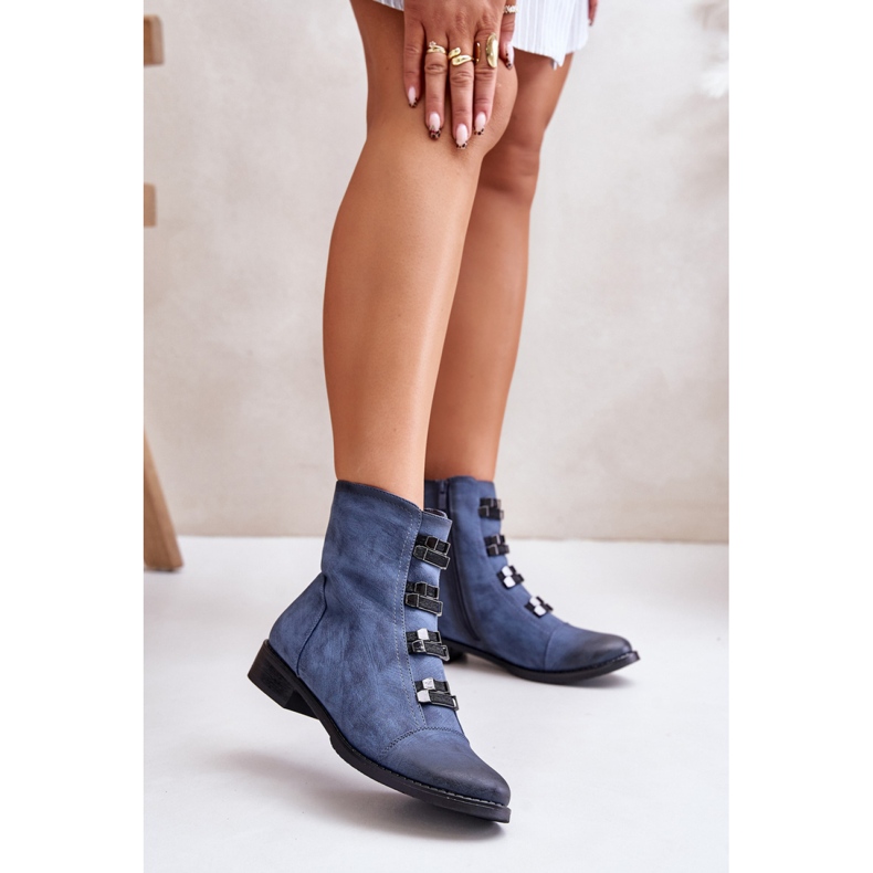 Step in style Stiefel Modell Evalith ASA62-30 Blau – Treten Sie ein mit Stil 1