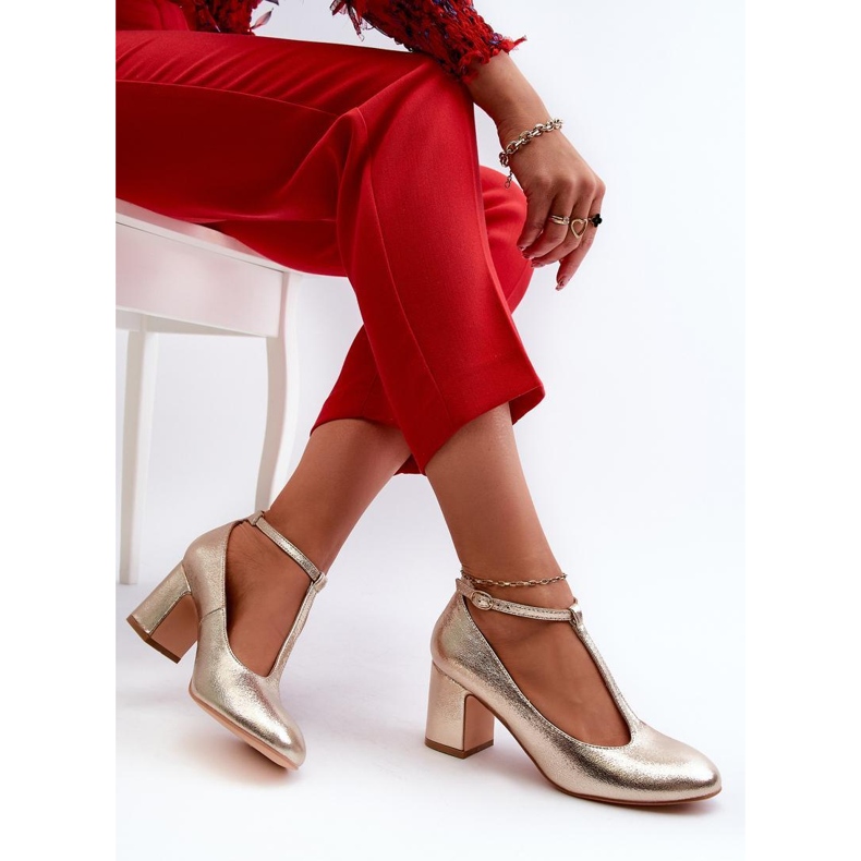 Step in style Pumps Modell Raniyah 834283 Gold – Treten Sie ein mit Stil gelb 1