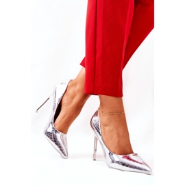 Step in style High Heels Modell Tissoria LY9177-2 Silber – Treten Sie ein mit Stil grau 1